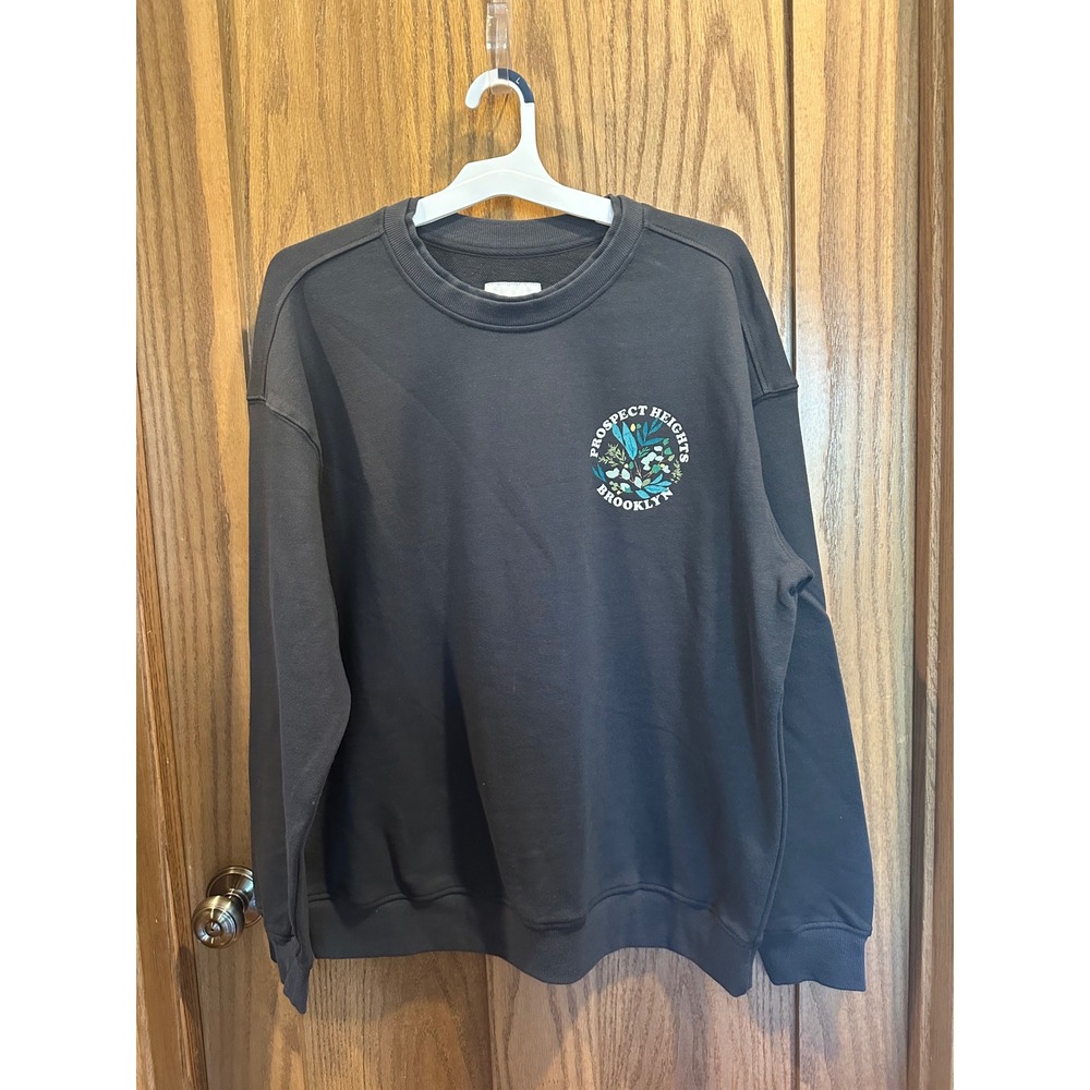 Goodfellow & Co Prospect Heights Brooklyn Sweatshirt Charcoal Gray Large NWT